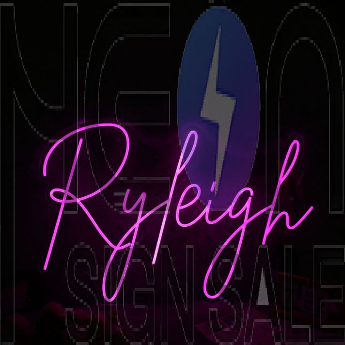 Rylerigh Pink Neon Sign