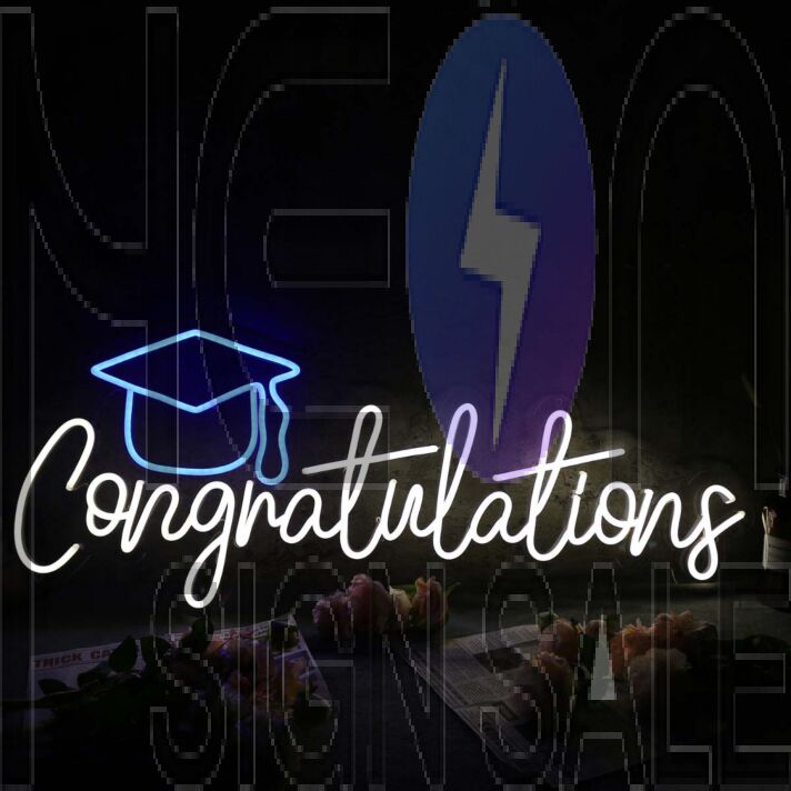 Congratulation Graduation Neon Sign