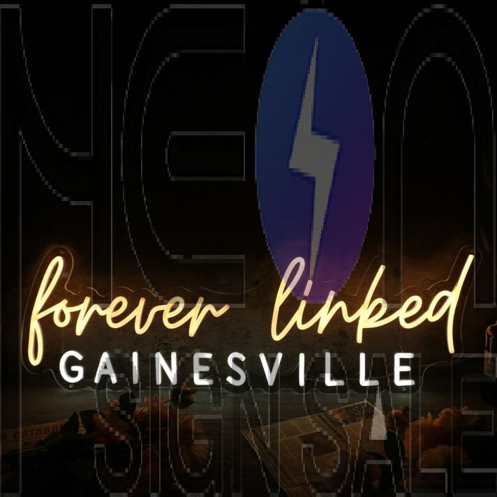 Gainsville Forever Linked Neon Sign