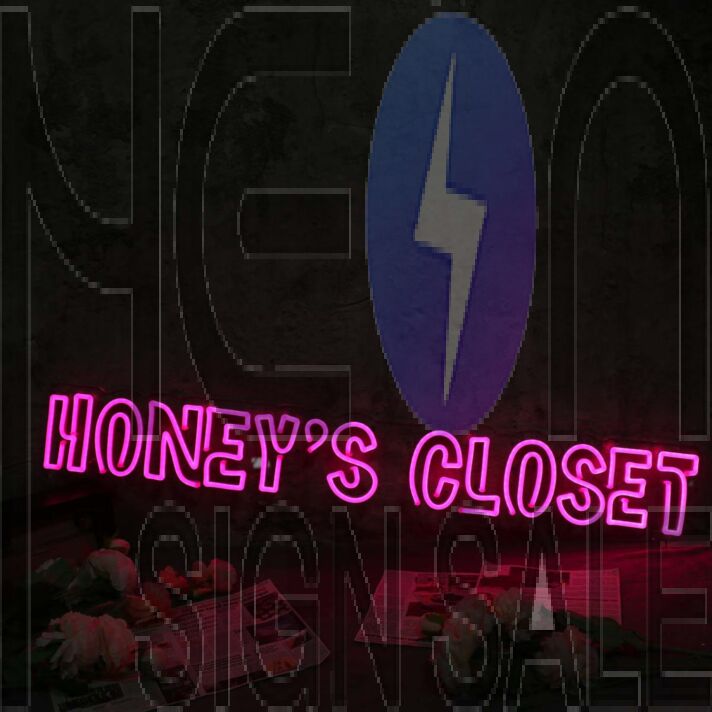Honey's Closet Pink Neon Sign