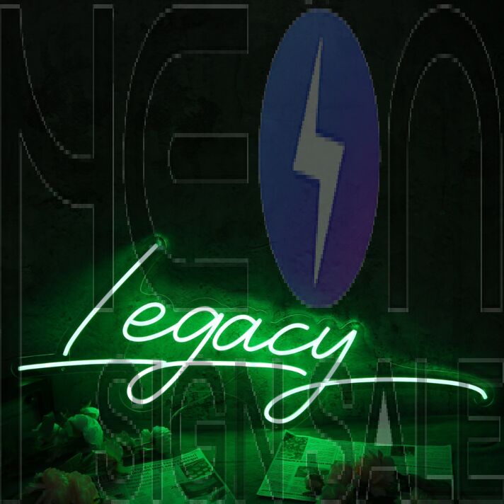 Legacy Green Neon Sign