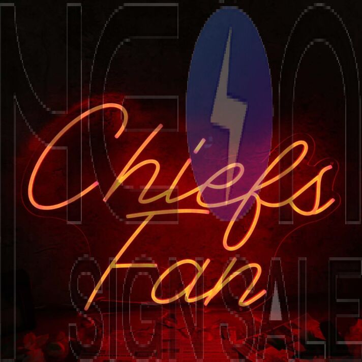 Chiefs Fan Red Neon Sign