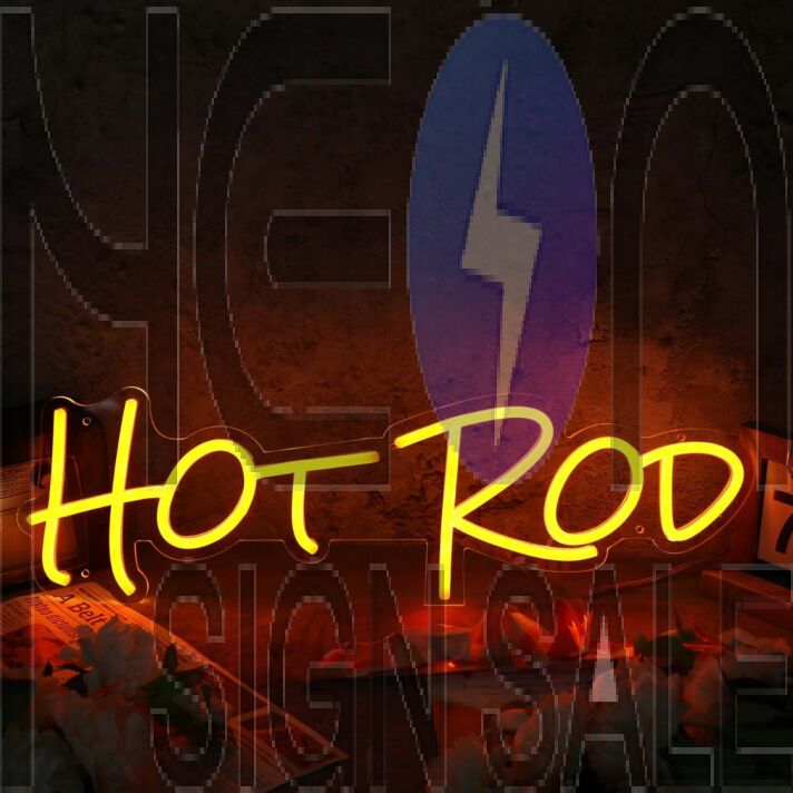 Hot Rod Red Neon Sign