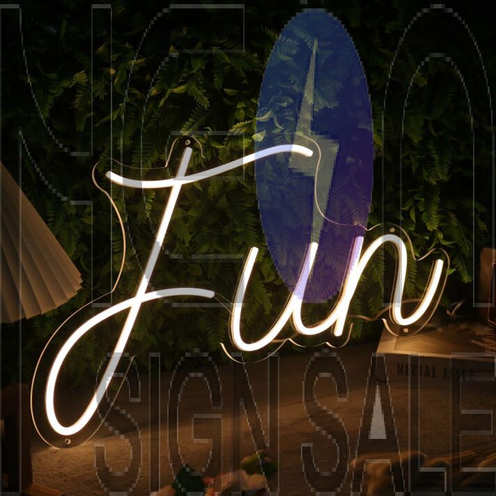 Fun Yellow Custom Neon Sign