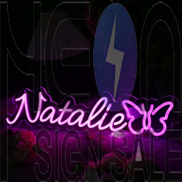 Natalie Pink Neon Sign