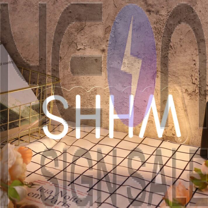 SHHM Yellow Neon Sign