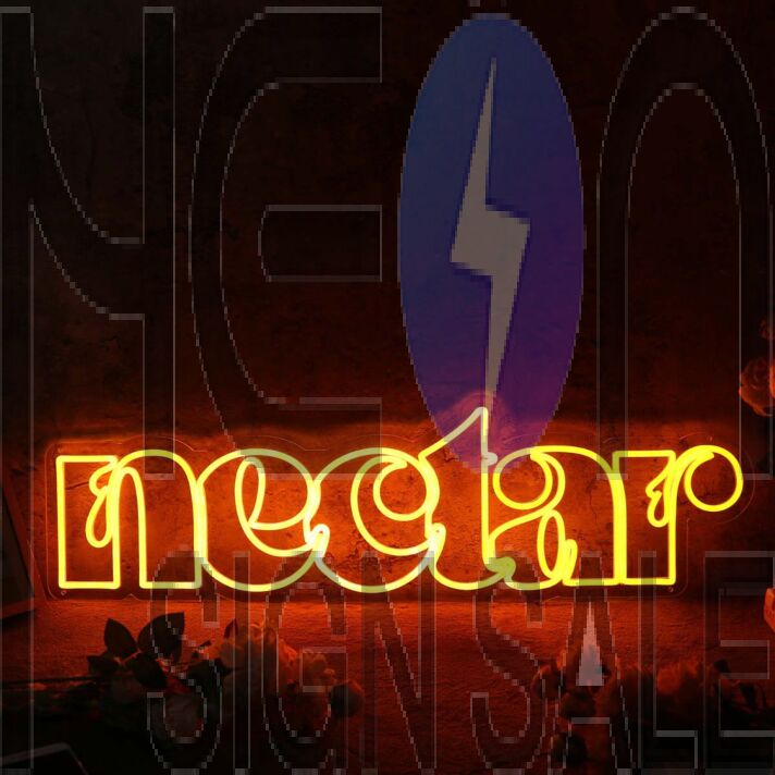 Nectar Orange Neon Sign