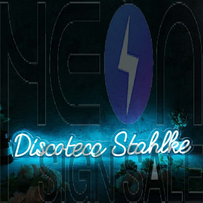 Discoteca Stahlke Blue Neon Sign