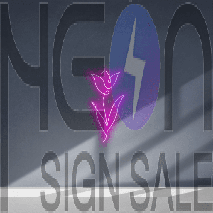 Neon Rose Signs