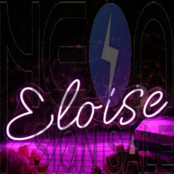 Eloise Purple Neon Sign