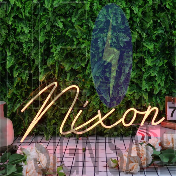Nixon Orange Neon Sign