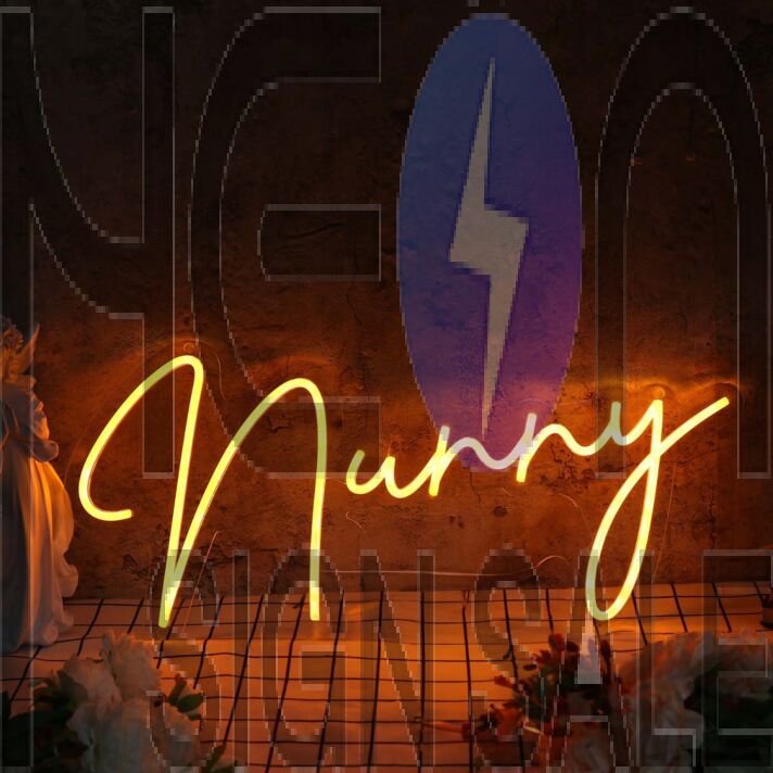 Nurry Orange Neon Sign
