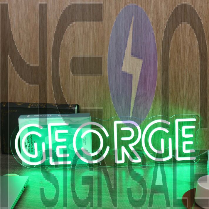 George Green Custom Neon Sign