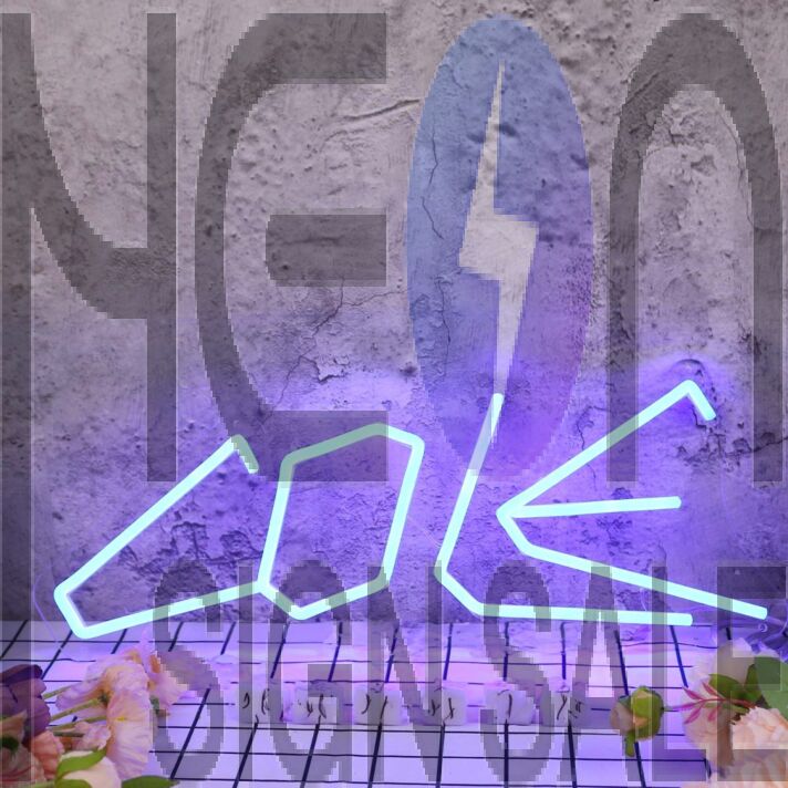 Cole Blue Neon Sign