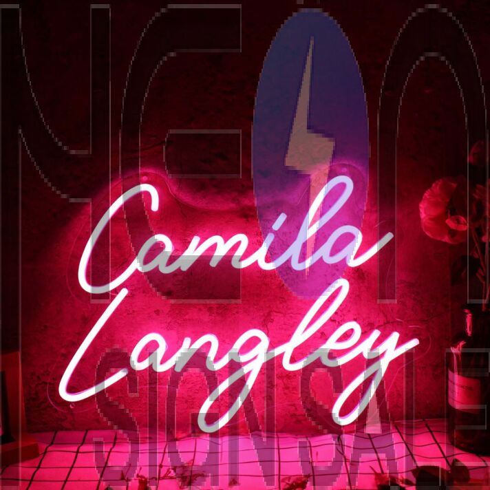 Camila Langley Red Neon Sign