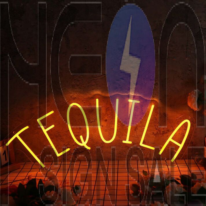 Tequila Orange Neon Sign