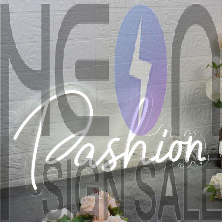 Pashion White Neon Sign