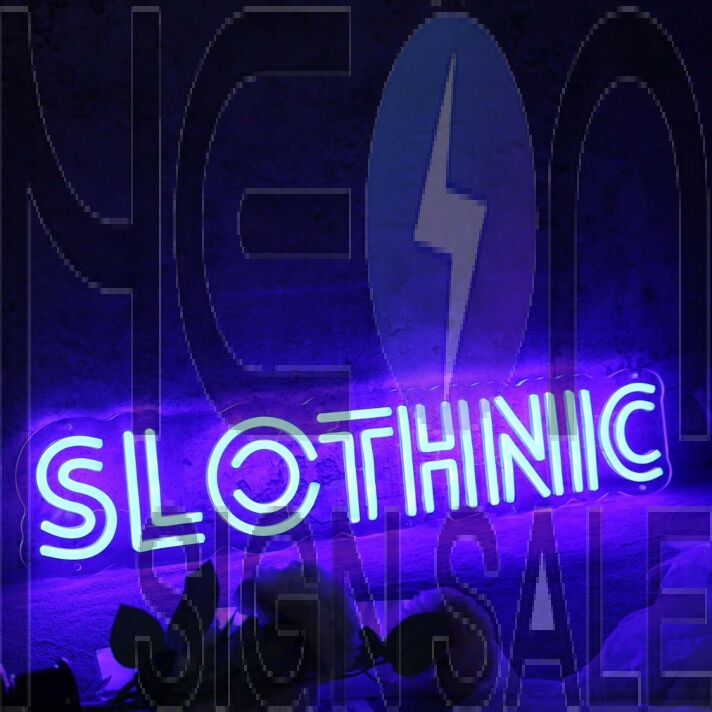 Slothnic Blue Neon Sign