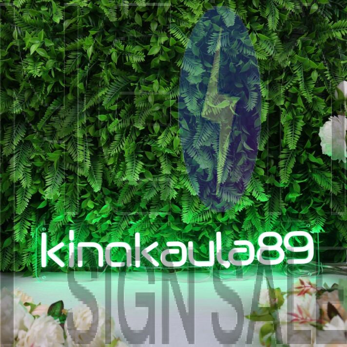 KingKaula89 Green Neon Sign