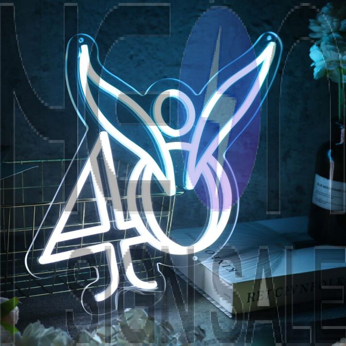 40 Blue Custom Neon Sign