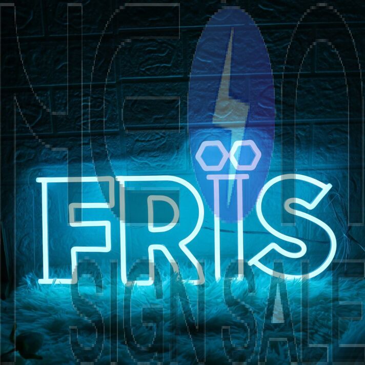 Fris Blue Neon Sign