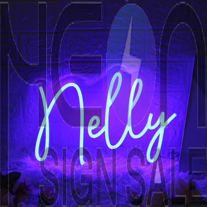 Nelly Blue Neon Sign