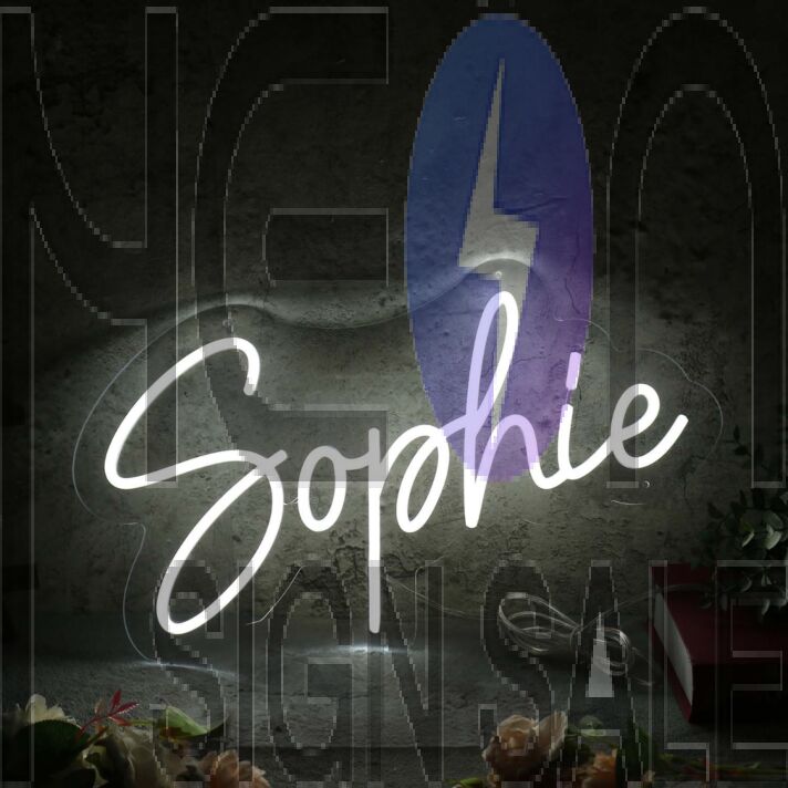 Sophie White Neon Sign