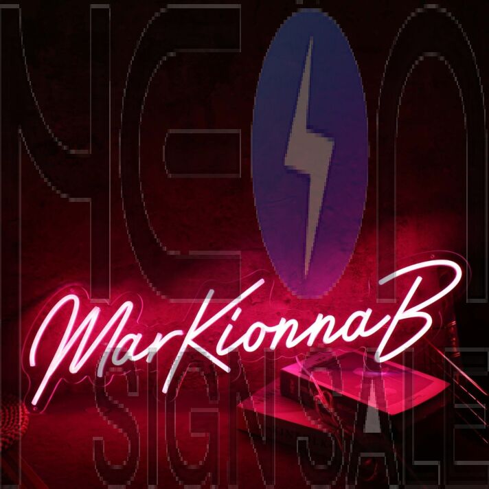 MarkKionnaB Red Neon Sign