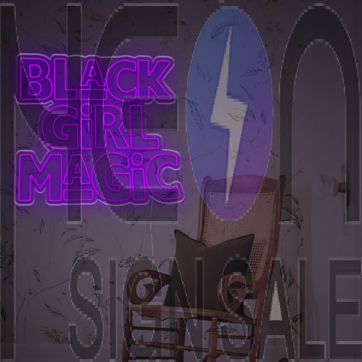 Black Girl Magic LED Neon Sign