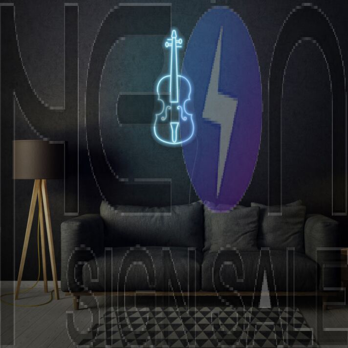 Musician Violin LED Neon Sign