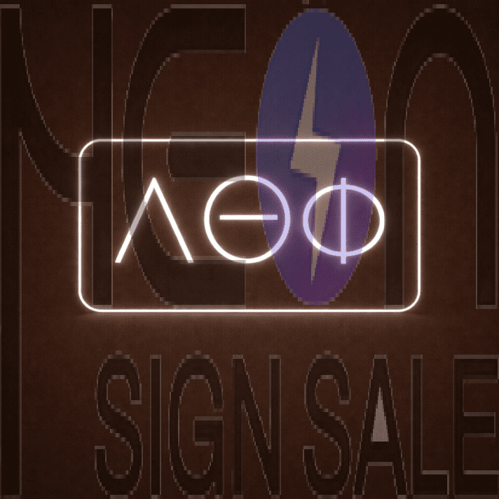 Lambda Theta Phi ΛΘΦ LED Neon Sign Celebrating Brotherhood and Unity