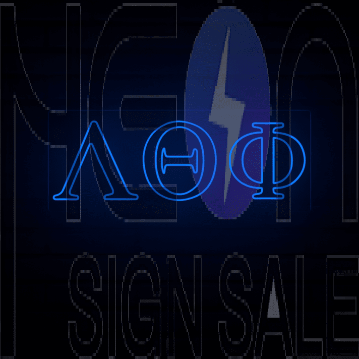 Lambda Theta Phi ΛΘΦ LED Neon Sign Celebrating Brotherhood and Culture