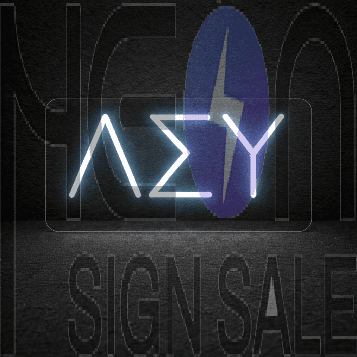 Lambda Sigma Upsilon ΛΣΥ LED Neon Sign Celebrating Brotherhood and Unity