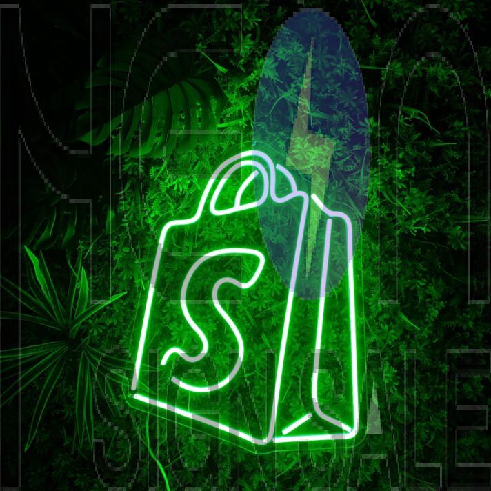 Shopify Logo LED Neon Sign