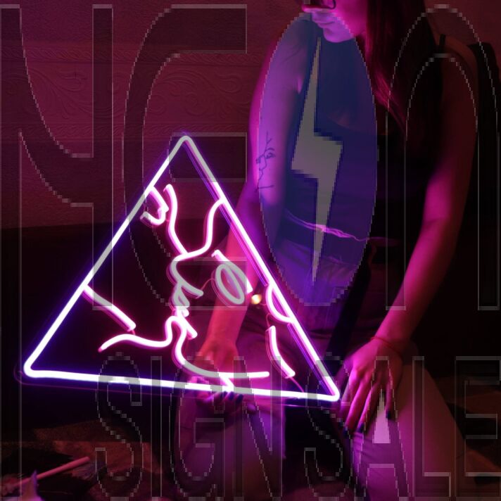 Couple Kissing Aesthetic LED Light Sign