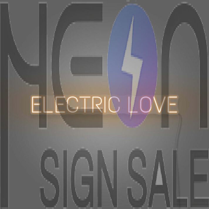 Electric Love Neon Lettering