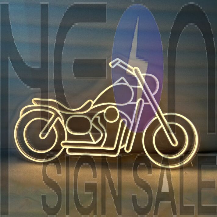 Harley Davidson Neon Sign Icon of Motorcycle Culture