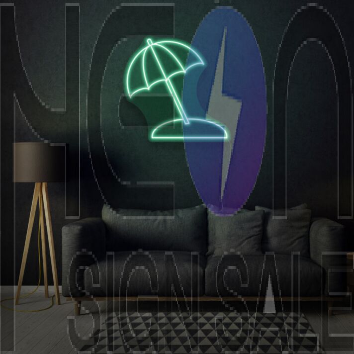 Umbrella Neon Shelter and Protection