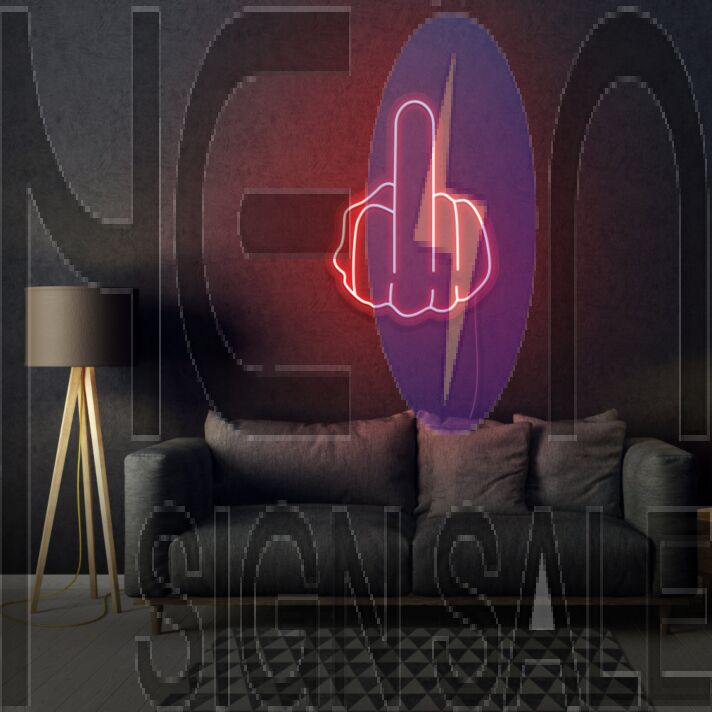 Fuck You Neon Bold and Direct Statement