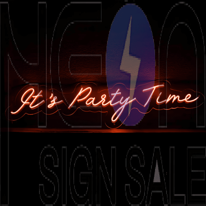 It's Party Time - Let the Neon Glow Light Up Your Celebration