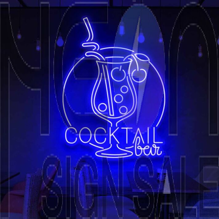 Customize Cocktail bar neon sign for bars restaurants