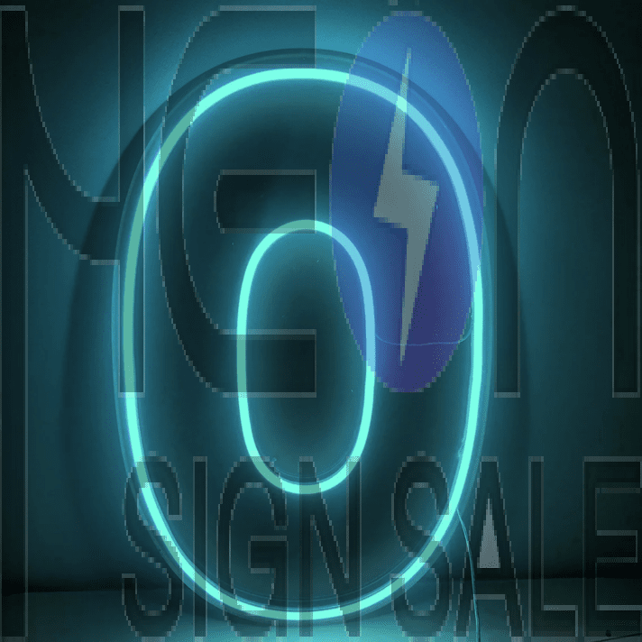 Number 0  LED Neon Sign