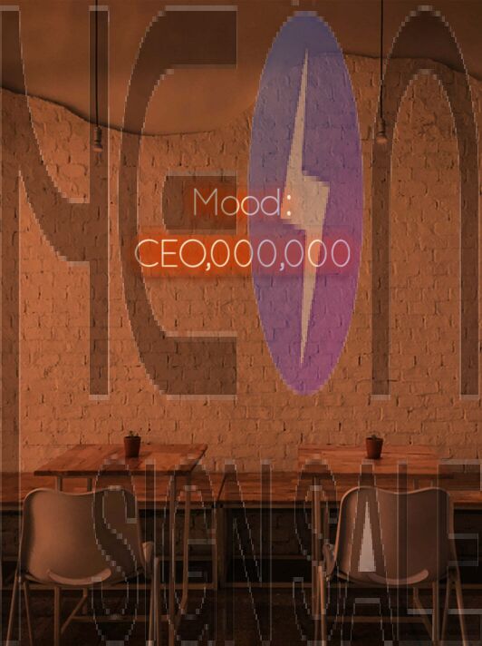Mood CEO OOO Neon for Leaders of Vibe