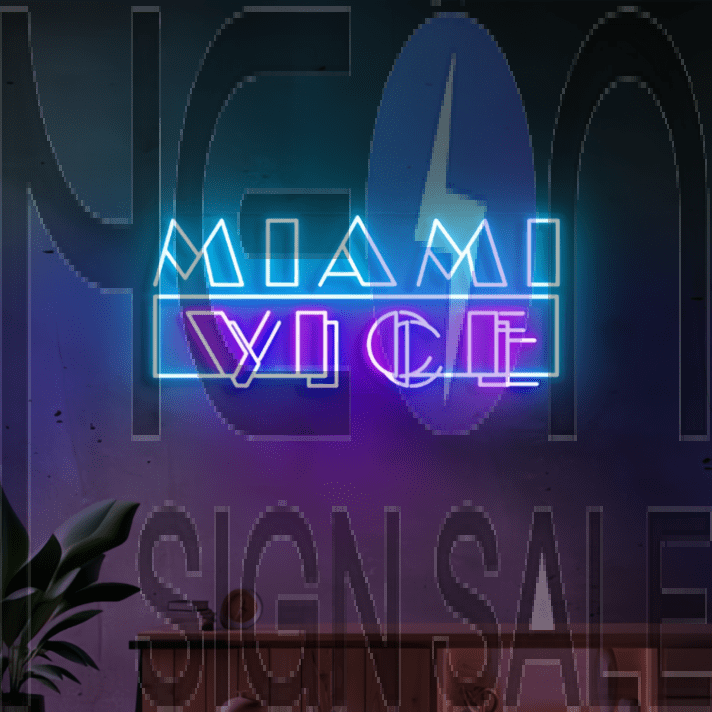 Miami Vice Retro Neon for a Stylish Throwback
