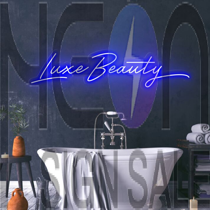 Luxe Beauty Illuminate Beauty and Sophistication with Neon