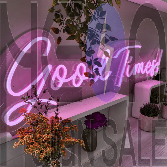 Radiant Moments Good Times Neon Sign