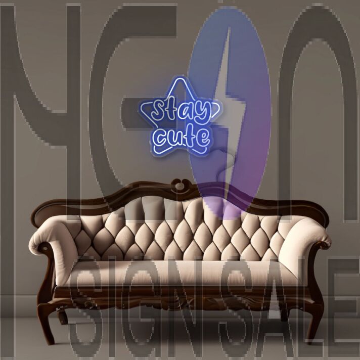 Stay Cute Led Neon