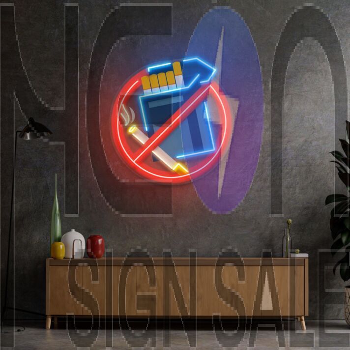 No Smoke Led Neon Sign Light Pop Art