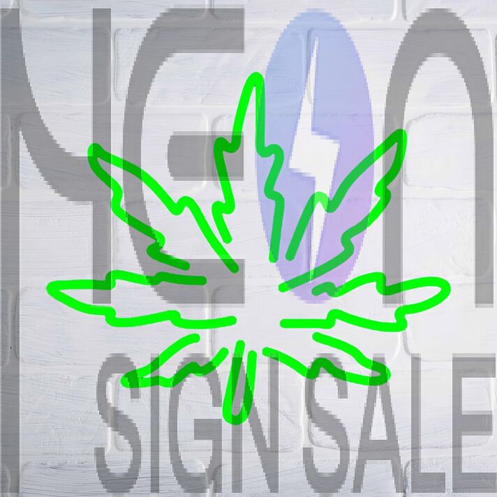 Stoner's Delight Leaf Neon Sign