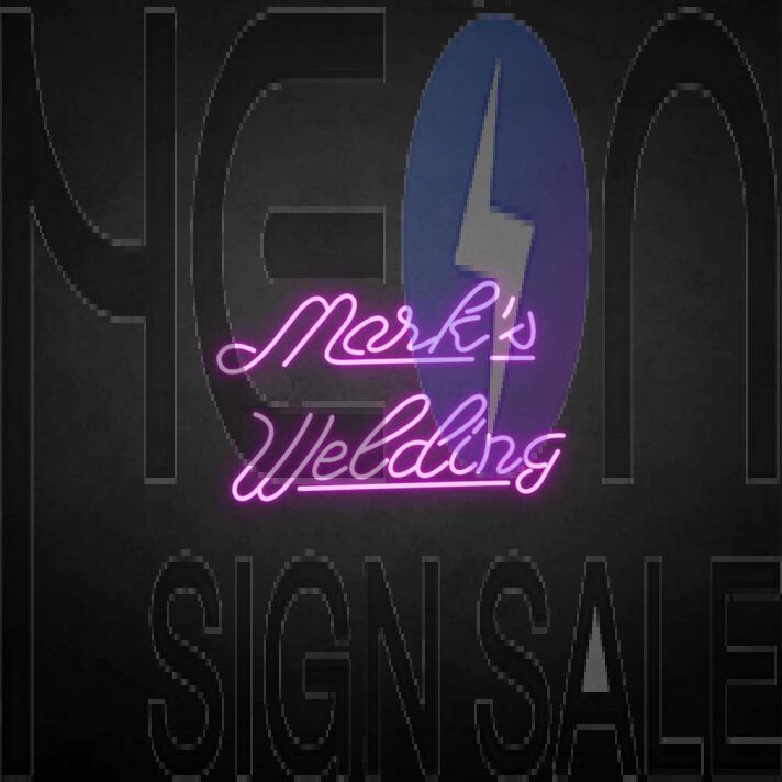 Maik's welding' neon sign